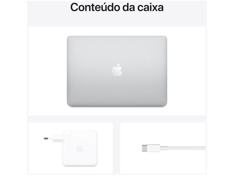 Macbook Air 13,3” Apple M1 8GB 256GB SSD Prateado - Macbook